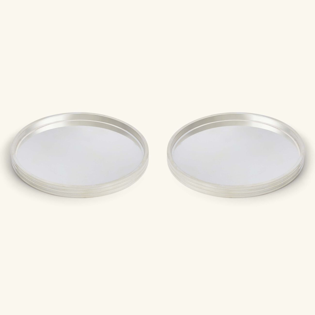 christofle k t coaster silver plated set of 2