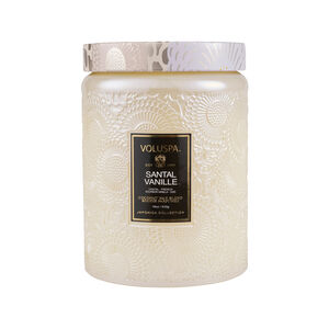 Santal Vanille Large Jar Candle, medium