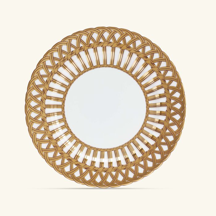 بينتو باريس طبق الطعام فانري ذهبي 26 سم