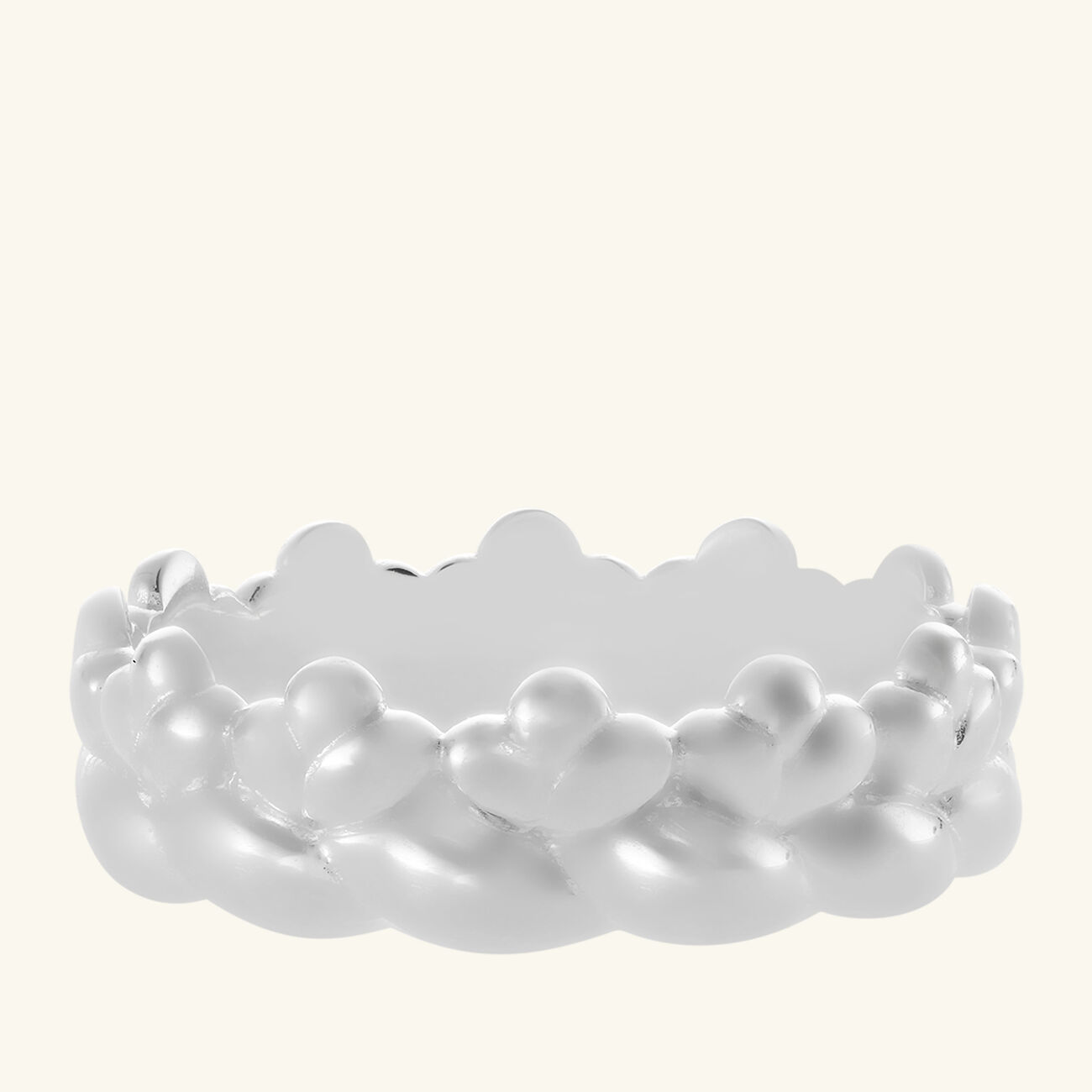 كريستوفل خاتم بابيلون رفيع فضي   مقاس 57