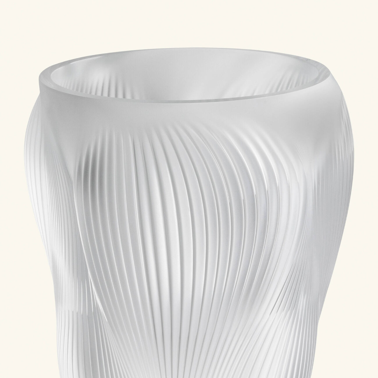 Alize Vase Large Clear lalique alize vase large clear