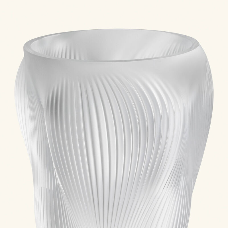 Alize Vase Large Clear lalique alize vase large clear