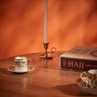 فنجان القهوة بوتانيك تاس إي سوكوب مع صحنه باللون الذهبي برناردو فنجان القهوة بوتانيك تاس إي سوكوب مع صحنه باللون الذهبي