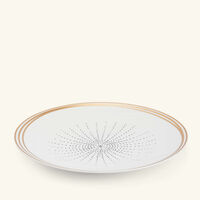 bernardaud aboro dinner plate round white 27cm