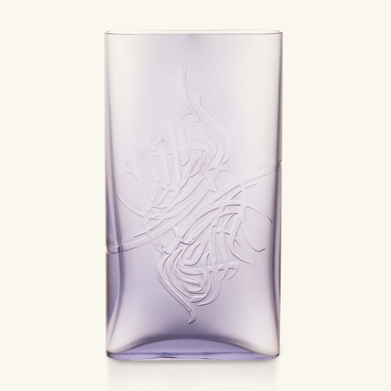 mario cioni   c oval shadow vase tall clear