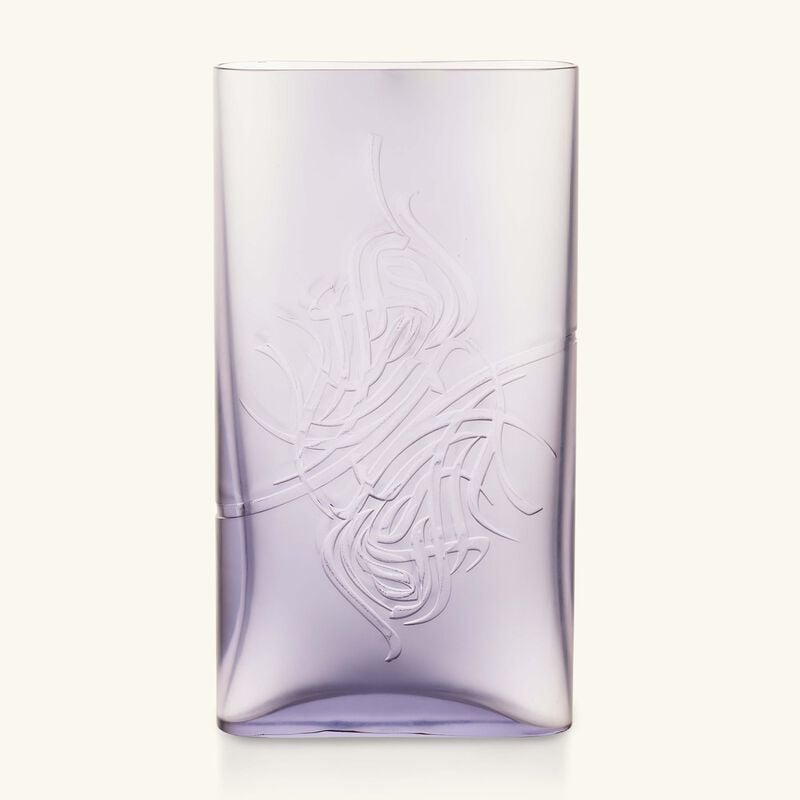 mario cioni   c oval shadow vase tall clear