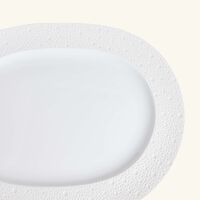 Ecume Serving Platter Oval White 35cm bernardaud ecume serving platter oval white 35cm
