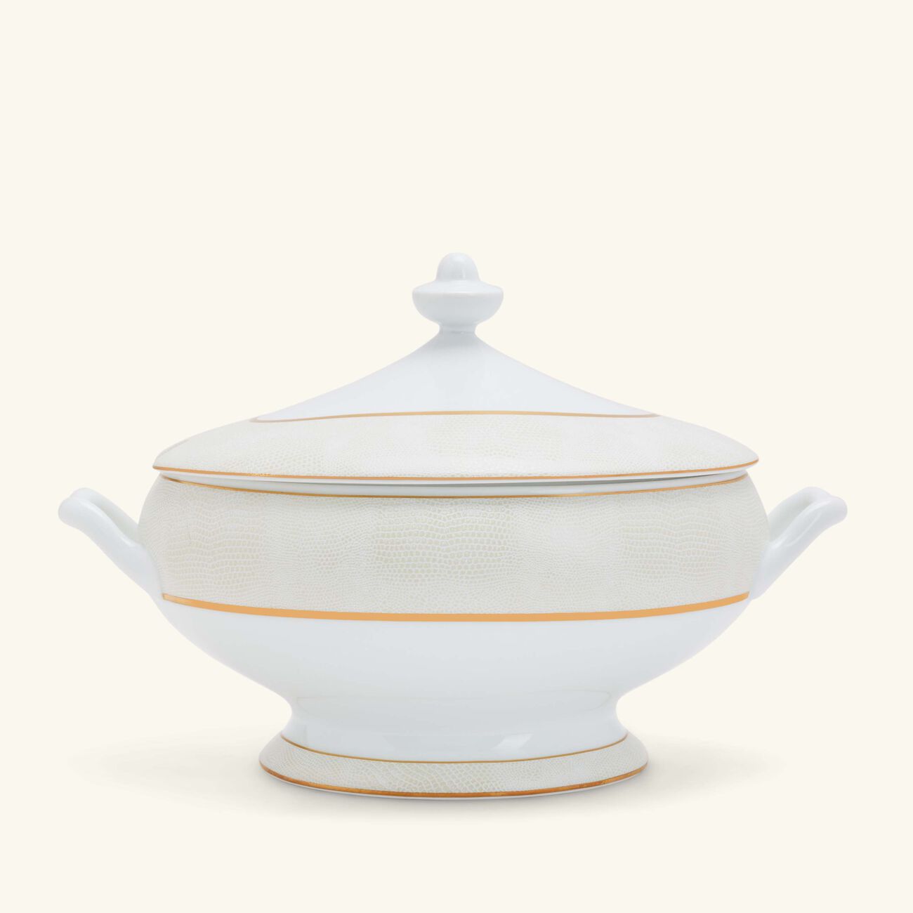 Sauvage Blanc Soup Tureen Gold bernardaud sauvage blanc soup tureen gold