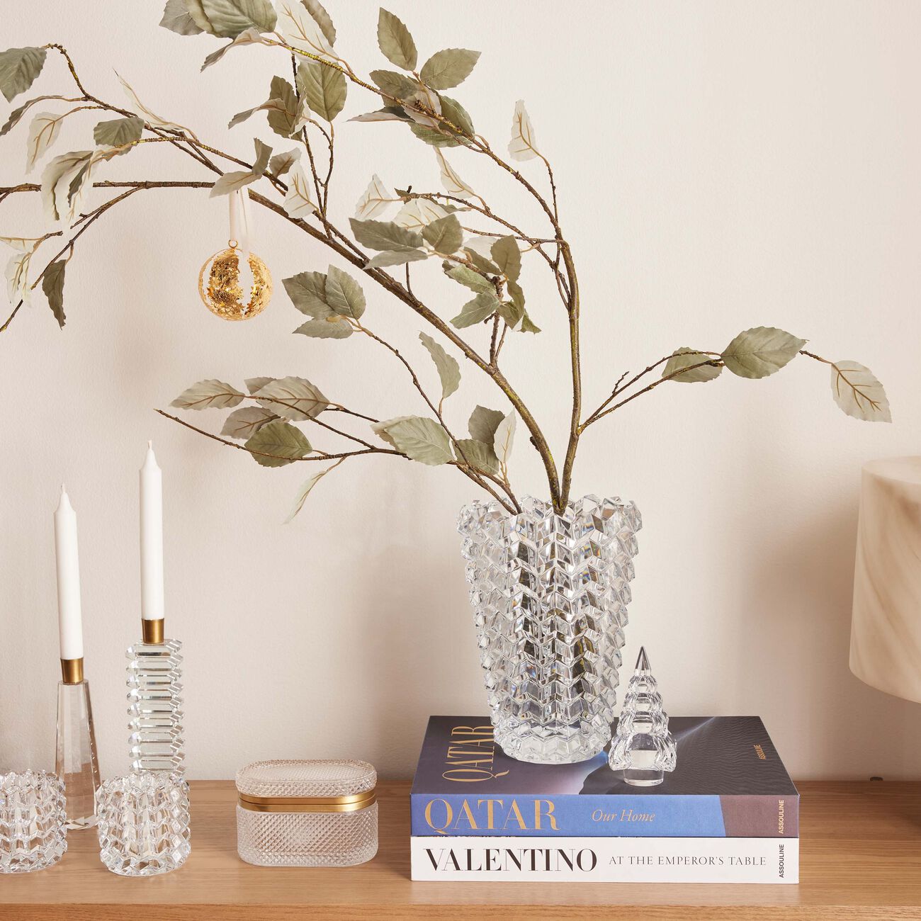 christofle bouquet givr  2025 christmas ornament silver plated gold