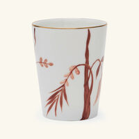 marie daage bouquet de vie drinking glass orange