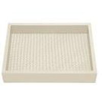 Leather Tray Padded Hand Woven, small