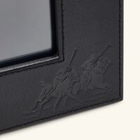 رالف لورين هوم إطار الصور بنتهاوس غاريت جلد باللون الأسود 20x25 سم