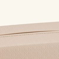 جيوبانيارا علبة مناديل إيلي صعب مونوغرام تورون باللون البيج