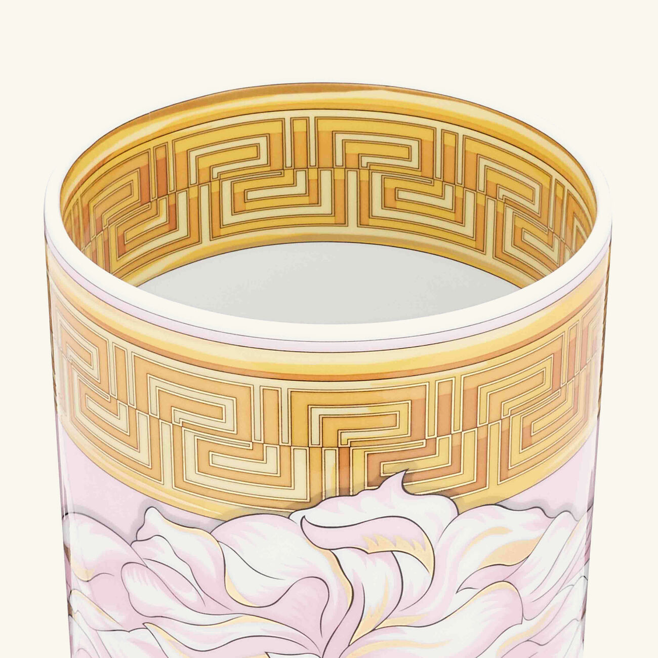 Medusa Amplified Pink Coin Vase Small Pink versace medusa amplified pink coin vase small pink