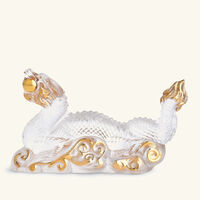 Tianlong Dragon Sculpture Small Gold lalique tianlong dragon sculpture small gold