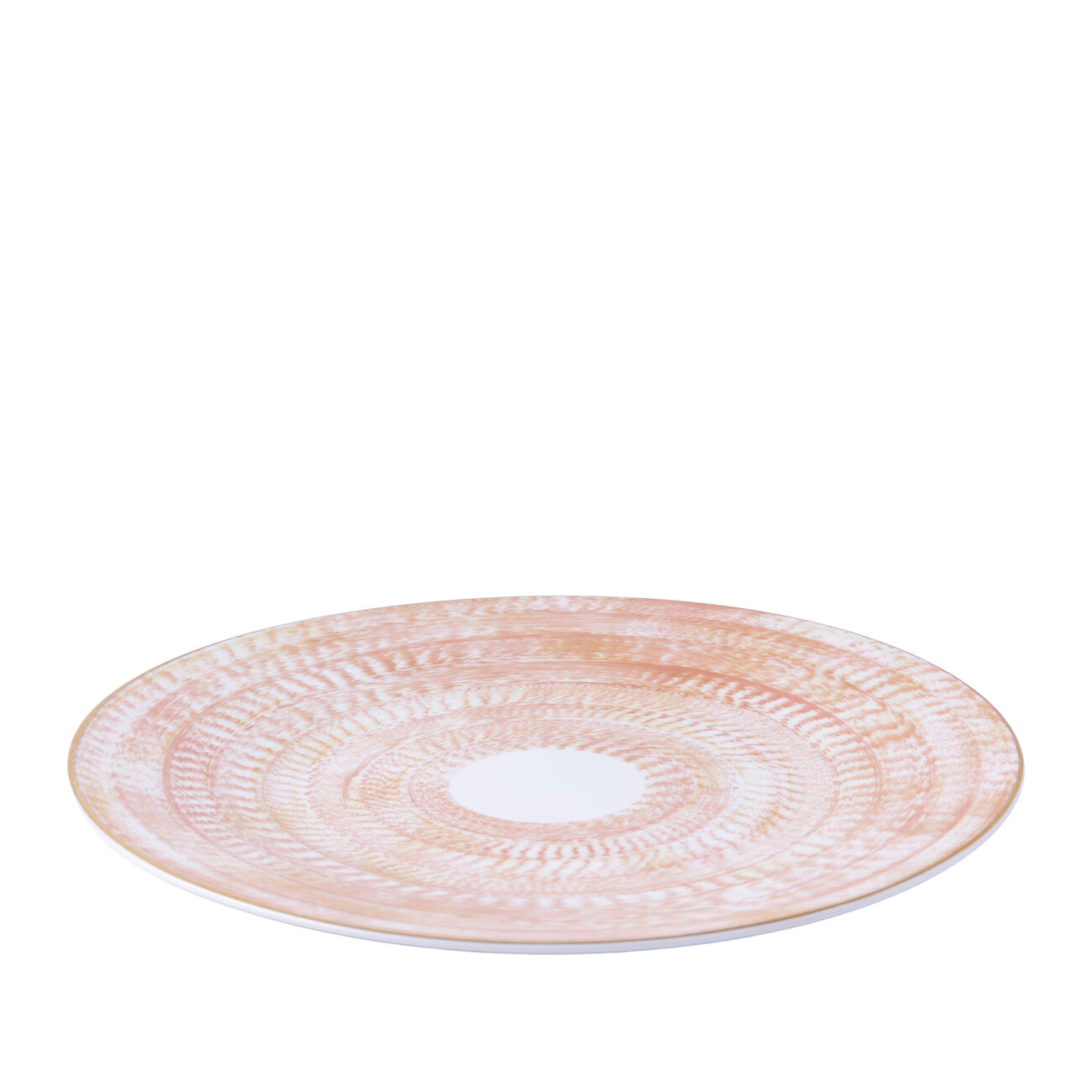 marie daage agate bicolore charger plate round pink 30cm