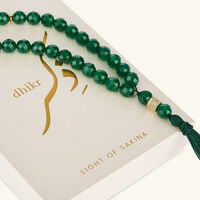 light of sakina misbaha green jade