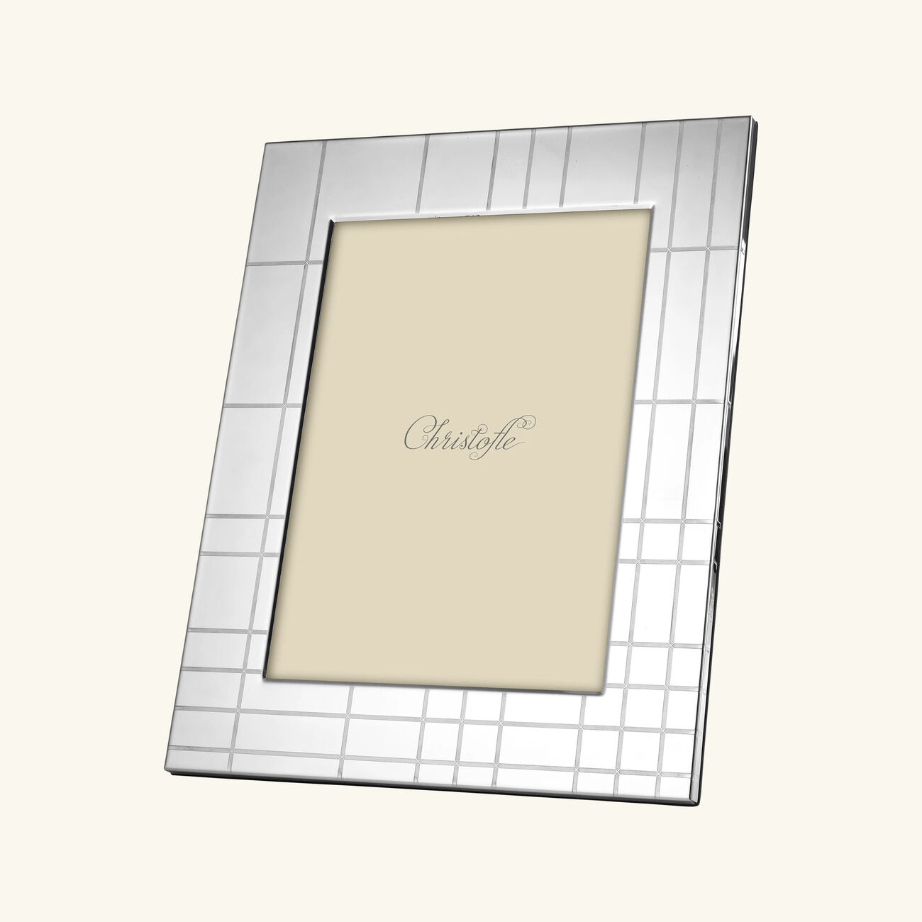 christofle graphik picture frame stainless steel 13x18cm