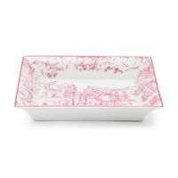 Tout Paris Ashtray Rectangular Pink bernardaud tout paris ashtray rectangular pink