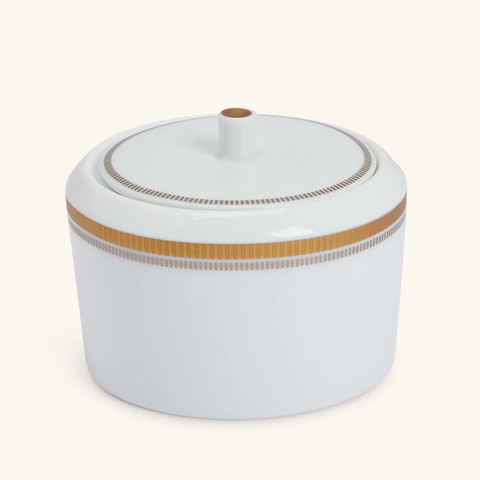 bernardaud gage sugar bowl white