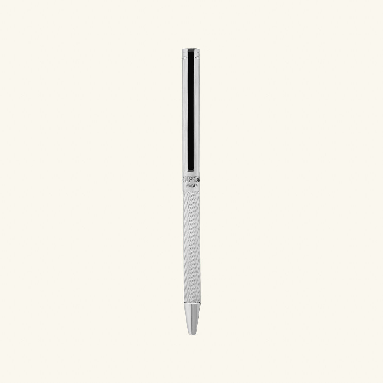 st dupont classique ballpoint pen silver