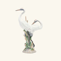Courting Cranes Sculpture Medium White lladro courting cranes sculpture medium white