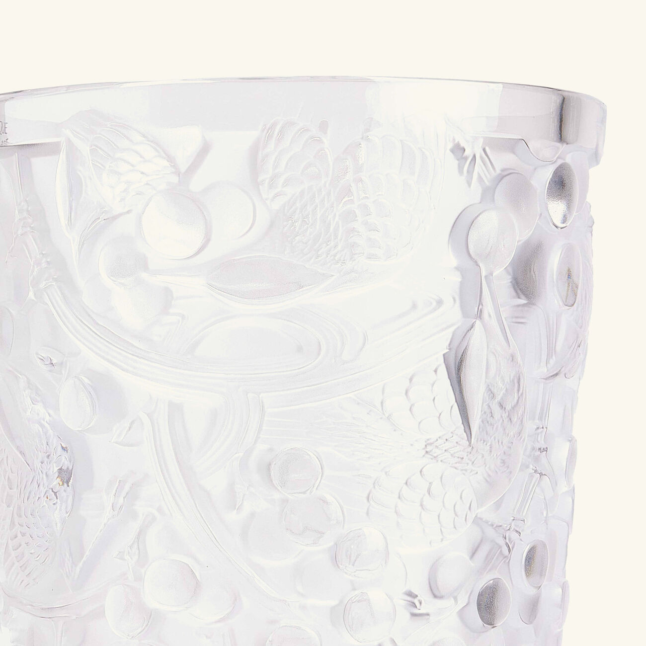 لاليك مزهرية ميرل إيه ريزان متوسطة شفافة