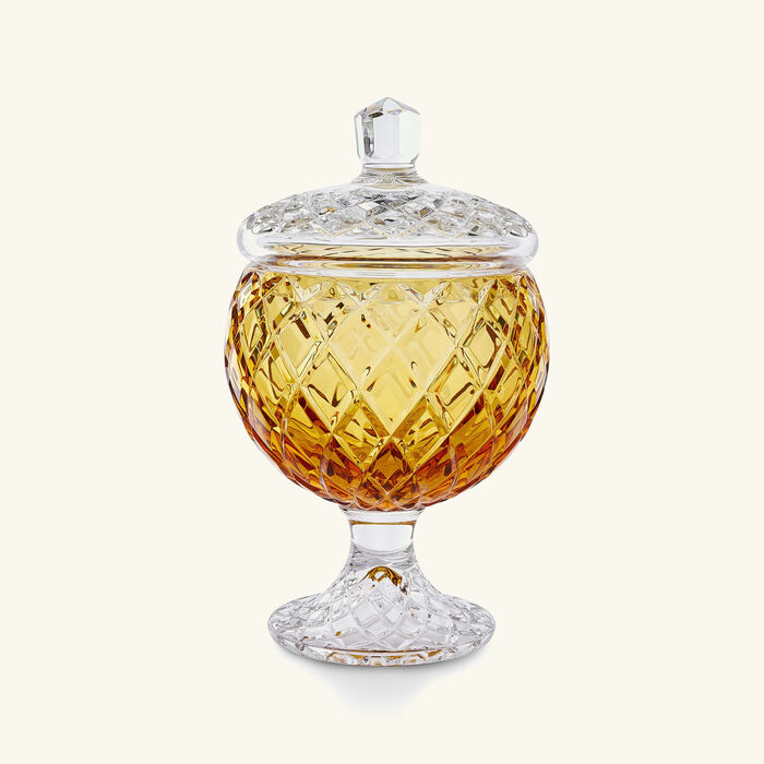 mario cioni   c baba footed candy box orange