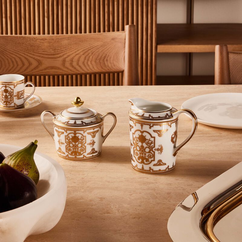 Aux Rois Sugar Bowl Gold bernardaud aux rois sugar bowl gold