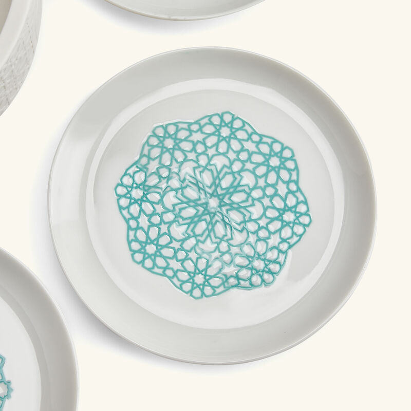 lladro majestic nights box with 4 plates green