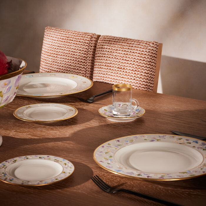 villari taormina arabic tea cup   saucer white