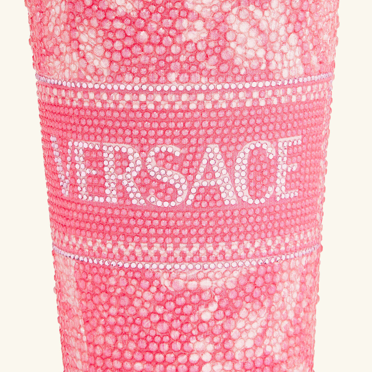 Barocco Crystal Travel Cup Pink versace barocco crystal travel cup pink