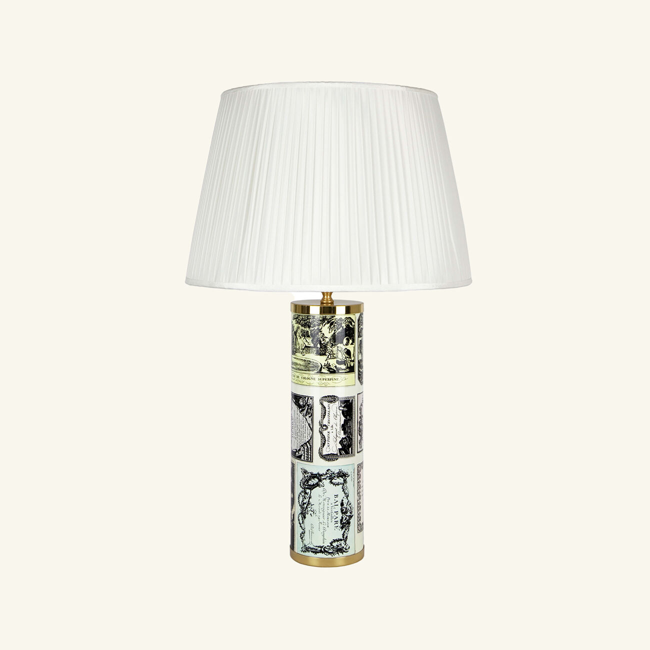 fornasetti conical pleated lampshade