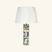 fornasetti conical pleated lampshade