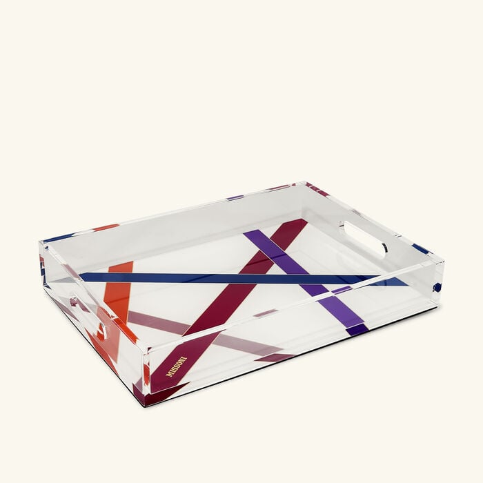 missoni home nastri tray medium multicolor