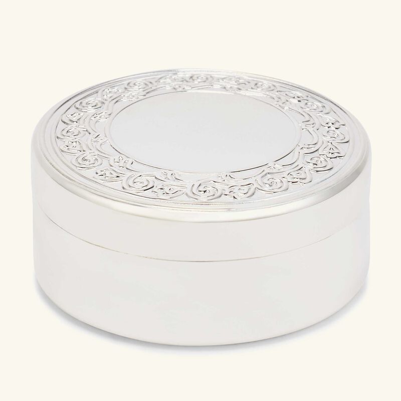christofle frieze bonbonni re box round silver plated