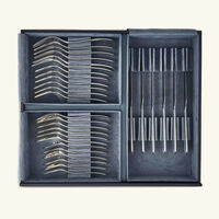 كريستوفل طقم الفضيات إنفيني مؤلف من 76 قطعة باللون الفضي