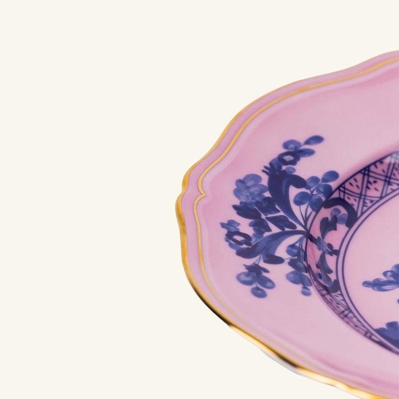 جينوري 1735 طبق الطعام أوريينتي إيتاليانو أزاريا دائري وردي 26 سم