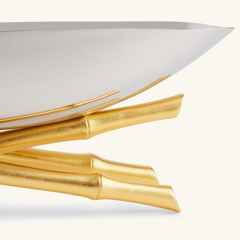 l objet bamboo evoca boat large stainless steel