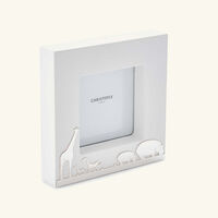 christofle savane picture frame silver plated 22x22cm