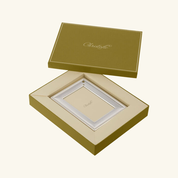 Perles Picture Frame Silver Plated 9x13cm christofle perles picture frame silver plated 9x13cm