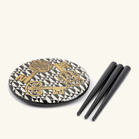 Chiavi e Losanghe Stool Pattern fornasetti chiavi e losanghe stool pattern