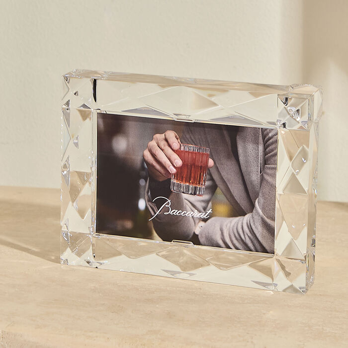 Louxor Picture Frame Clear 4x6 baccarat louxor picture frame clear 4x6