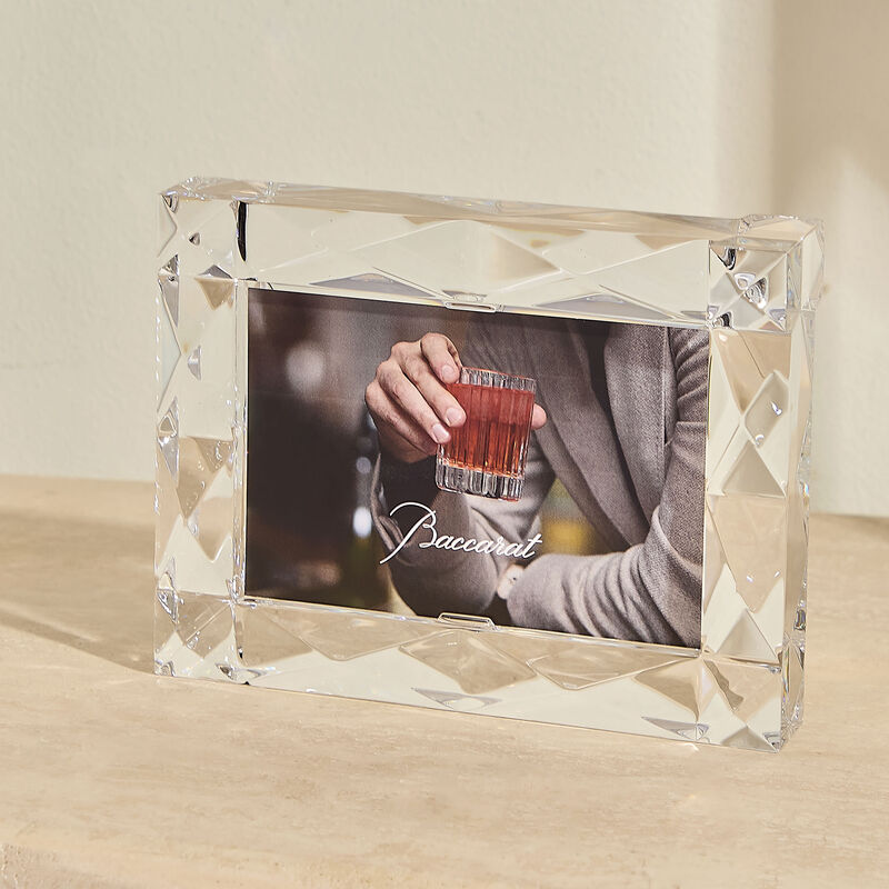Louxor Picture Frame Clear 4x6 baccarat louxor picture frame clear 4x6