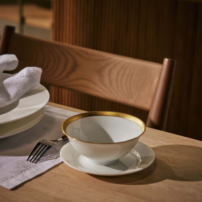 هافيلاند طقم ريف دو نيل المؤلف من وعائين للحساء باللون الأخضر