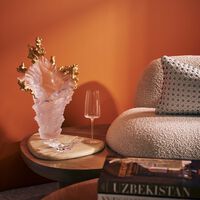 Gilded Vase Large White daum gilded vase large white