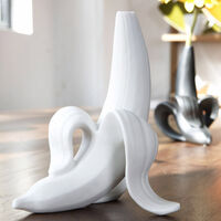 Banana Bud Vase Small White jonathan adler banana bud vase small white