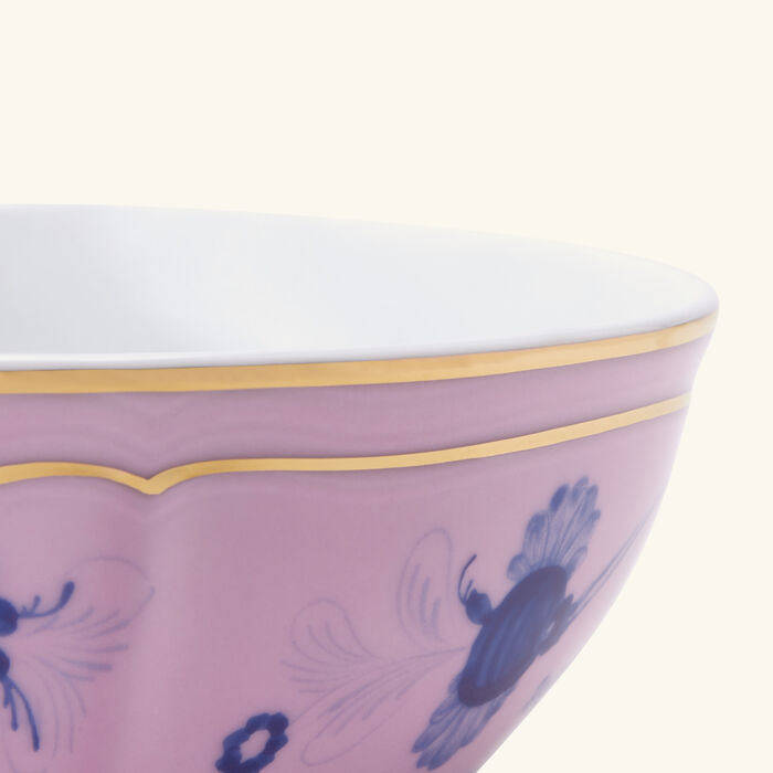 ginori 1735 oriente italiano bowl pink