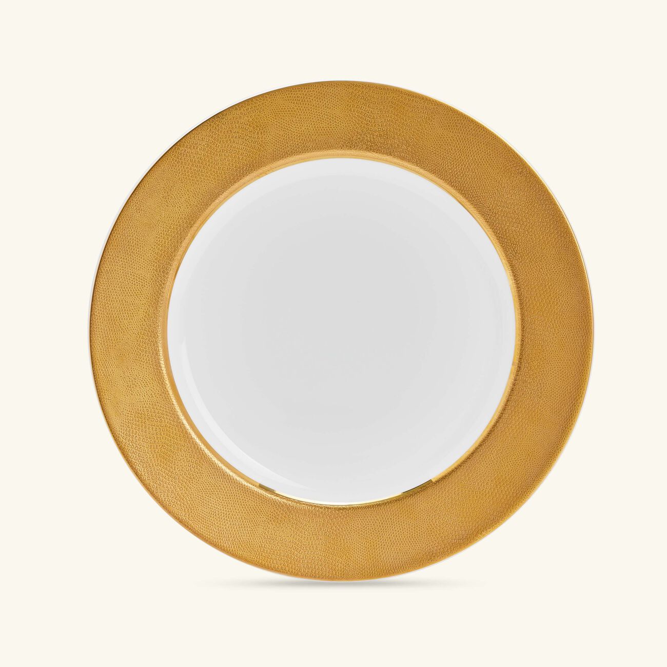 Sauvage Blanc Service Plate Round Gold 29cm bernardaud sauvage blanc service plate round gold 29cm