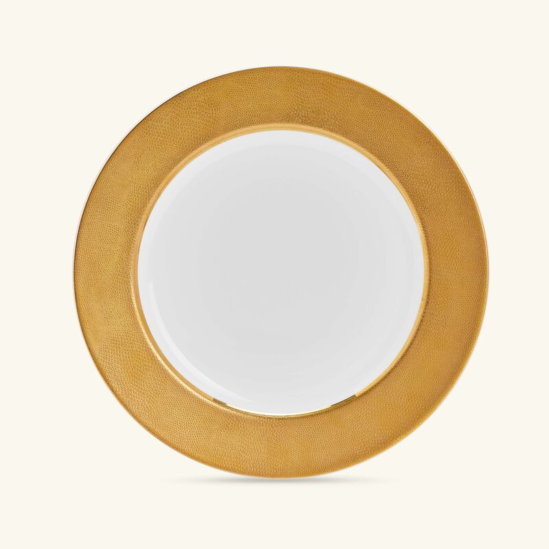 Sauvage Blanc Service Plate Round Gold 29cm bernardaud sauvage blanc service plate round gold 29cm
